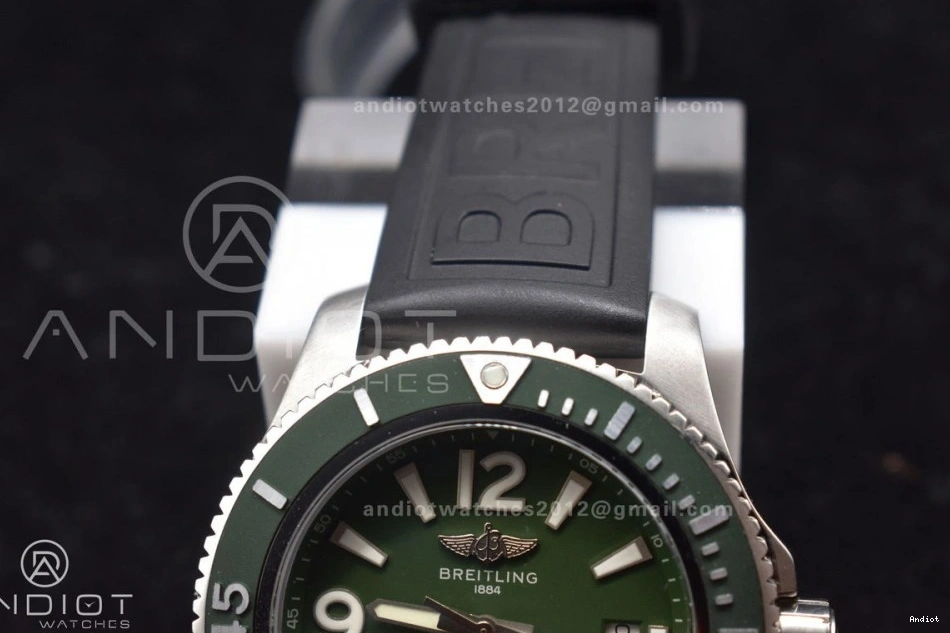 Green Edition Best Dark Black Black Automatic A2824 Strap Bezel 1:1 Rubber Dial TF Superocean On 44 0309